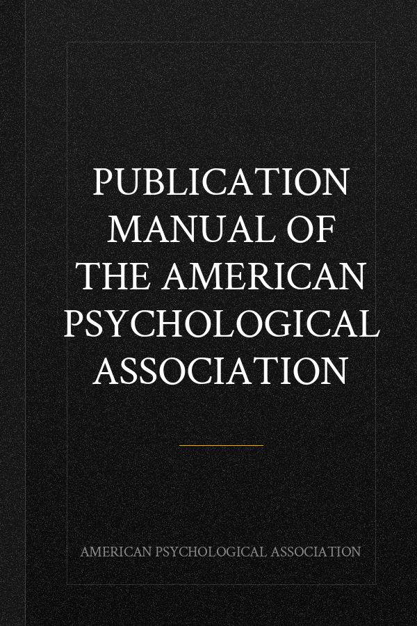 Publication Manual of the American Psychological Association