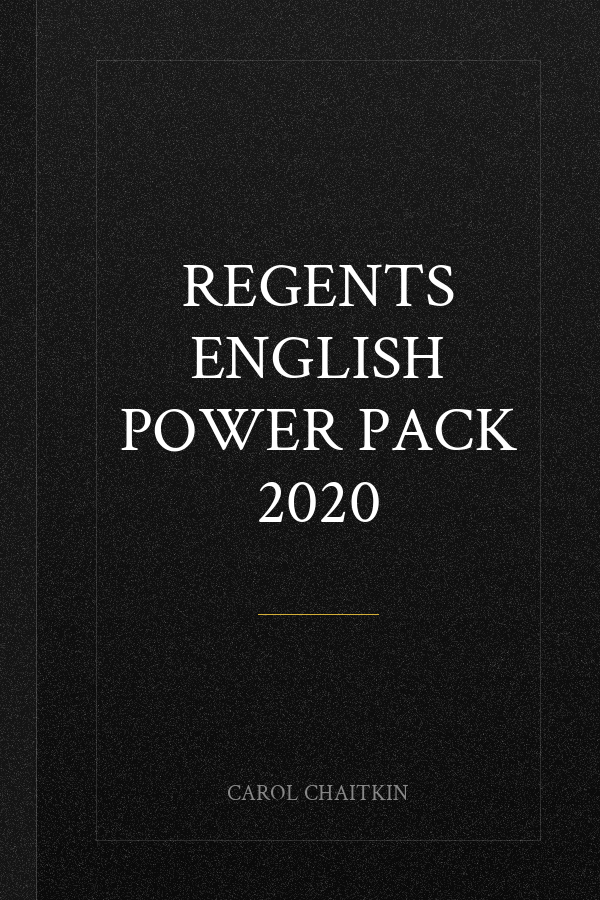 Regents English Power Pack 2020
