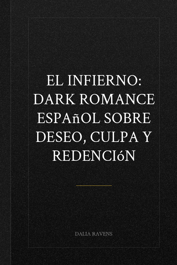El infierno: Dark romance español sobre deseo, culpa y redención