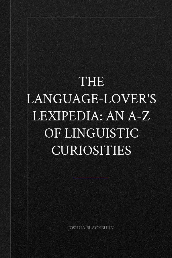 The Language-Lover's Lexipedia: An A-Z of Linguistic Curiosities
