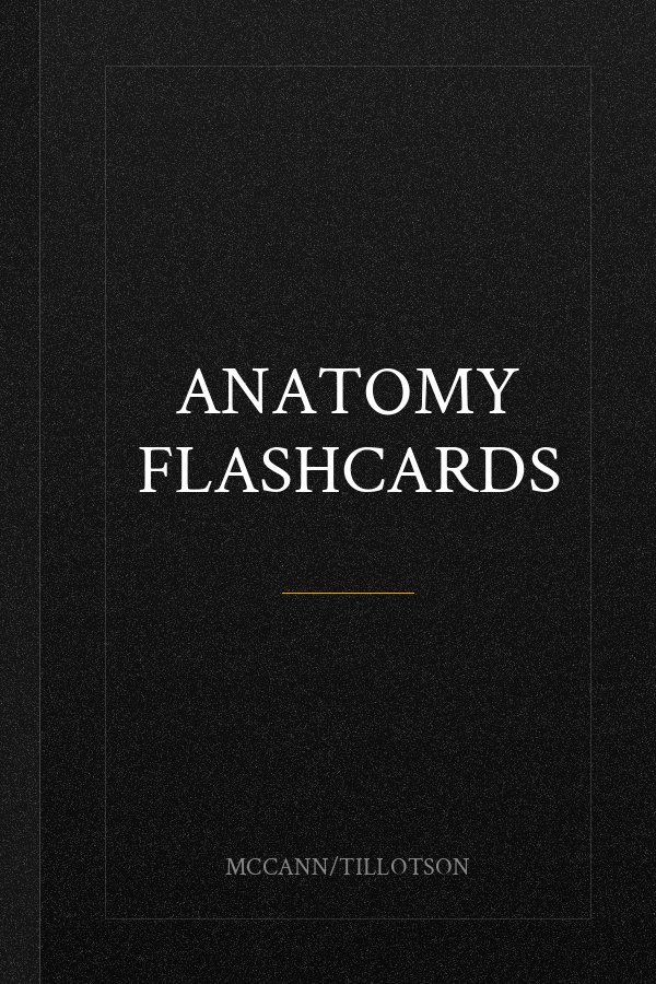Anatomy Flashcards