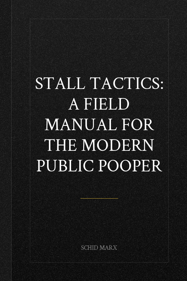 Stall Tactics: A Field Manual for the Modern Public Pooper